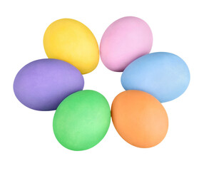 colorful easter eggs 