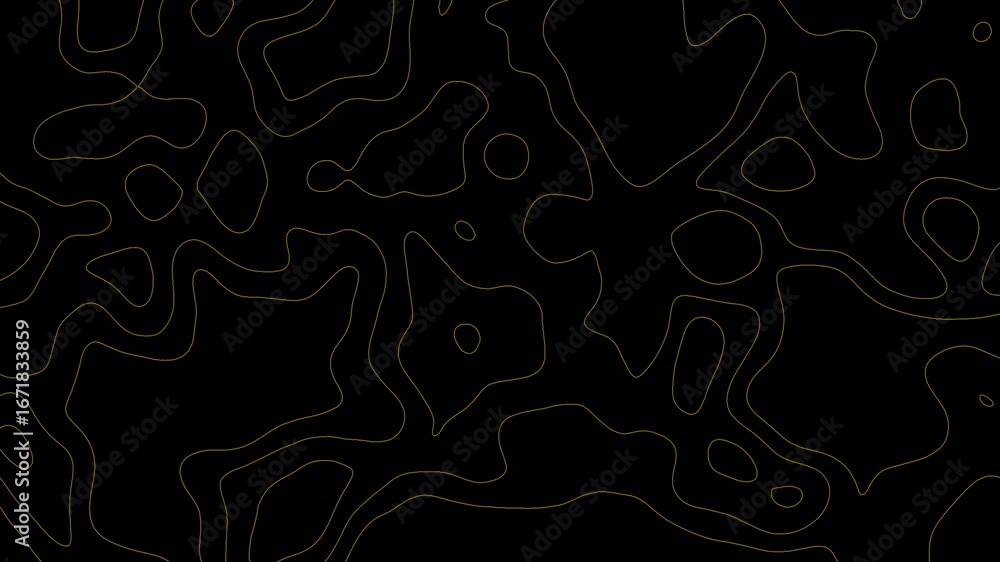 Poster wavy lines tech futuristic motion background. topographic lines abstract. creating a sense of depth 