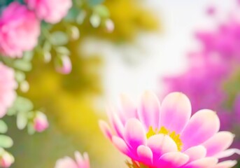 pink flowers in the garden