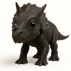 Obraz premium Baby dinosaur on white background