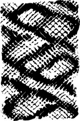 High contrast black and white stencil pattern design for artistic projects