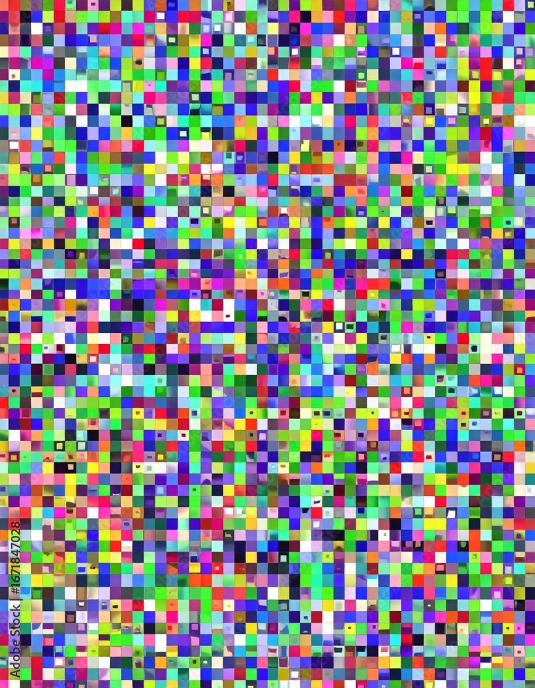 Poster vibrant abstract mosaic texture background with squares and pixels in various shades