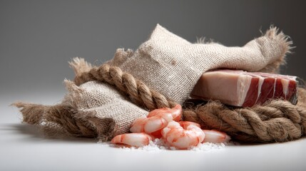 Rustic seafood styled food photography concept lifestyle cuisine freshness nutrition inspiration image