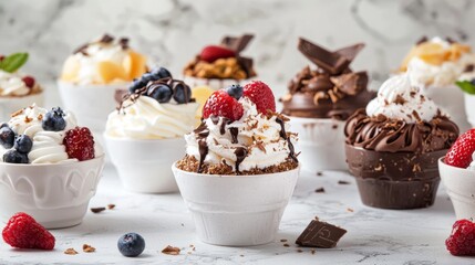 Dessert styled food photography concept lifestyle sweets gourmet culinary inspiration bakery chocolate fruit image