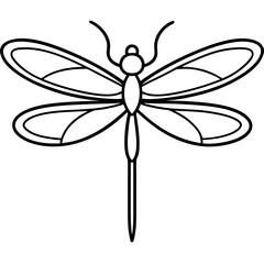 dragonfly vector illustration
