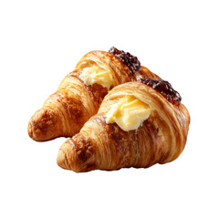 Buttery Croissants with Jam Filling - Delicious Breakfast Pastry