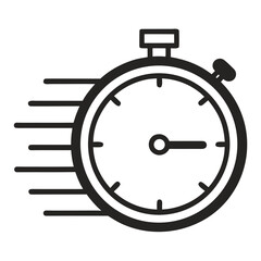 Motion Streak Stopwatch Icon