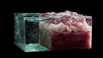 Frozen fish styled product photography concept lifestyle seafood creativity design inspiration modern decorative fresh gourmet arrangement image