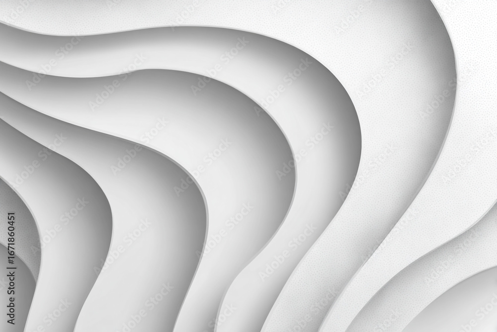 Poster abstract white wavy background design elegant curves texture pattern