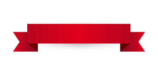 Ribbon banner. Ribbon collection. Red ribbon. Vector ribbon