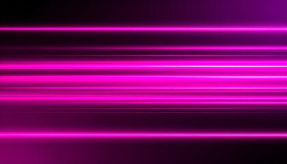 Abstract Glowing Magenta and Purple Light Streaks on a Dark Background
