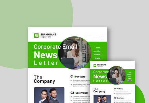 Business Email Newsletter Template