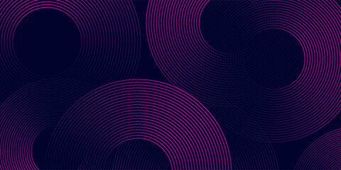 Futuristic abstract background. Glowing circle lines design. vector eps 10