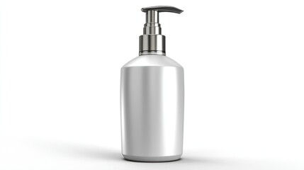Obraz premium 3D depiction of a lightweight emulsion bottle with pump
