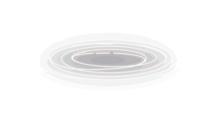 Obraz premium Futuristic minimalist glowing rings on soft background