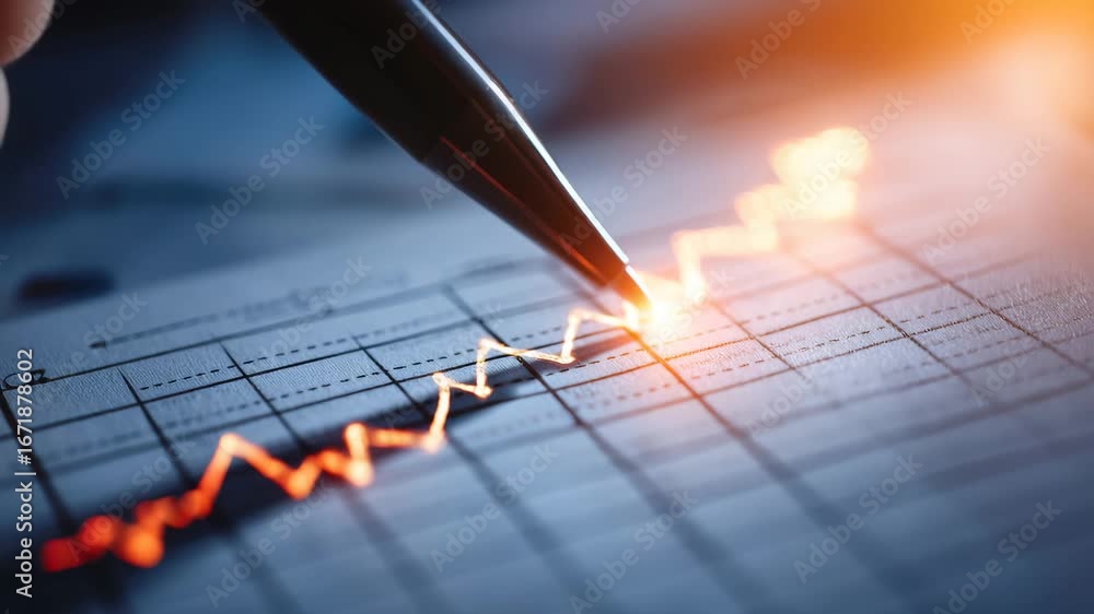 Poster analyzing business growth with graphical trends using modern analytical tools