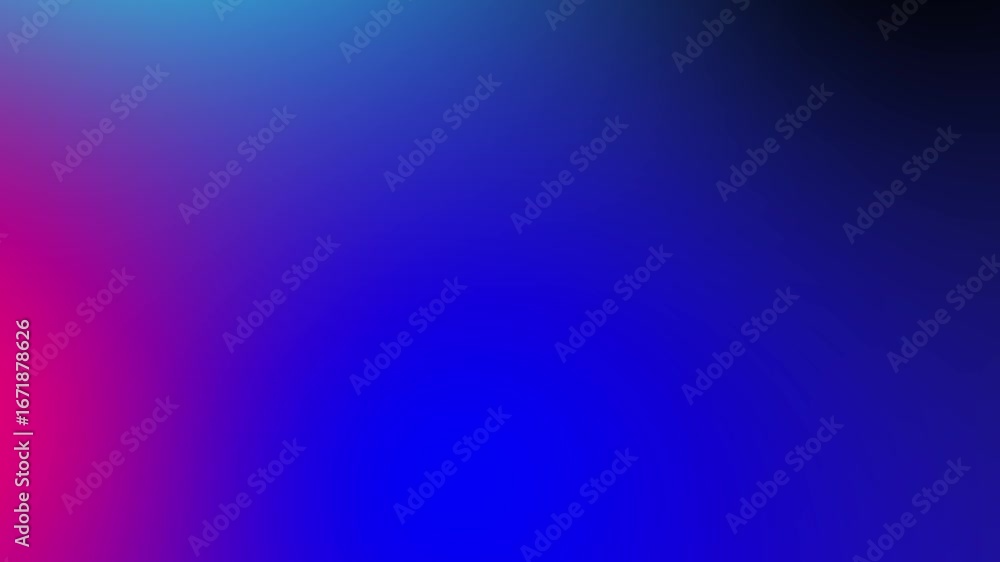 Poster vibrant gradient background, smooth color transition, pink to purple to blue, soft blurred effect. m