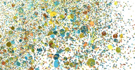 Vibrant confetti explosion, ideal for festive designs.  Perfect for celebrations, parties, and more.