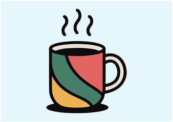 Obraz premium Mug of coffee icon, Mug of coffee vector