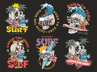 Surf culture art in California