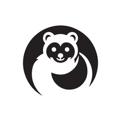 2d civet logo with white background