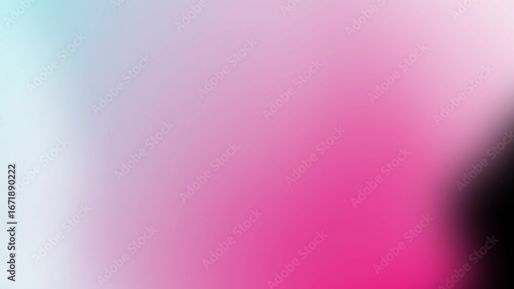 Poster vibrant gradient background, smooth color transition, pink to purple to blue, soft blurred effect. m