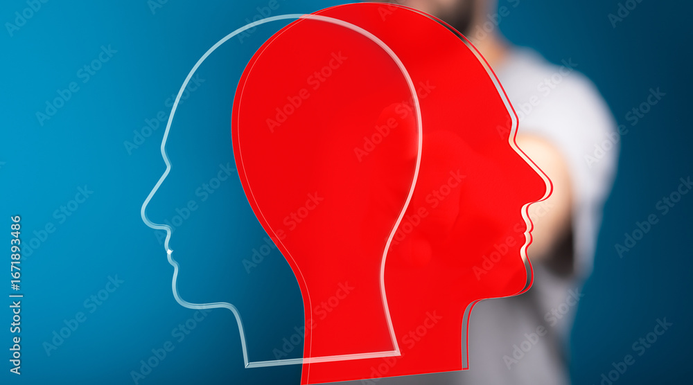 Poster abstract image symbolizing collaboration, teamwork, and shared ideas. perfect for business and commu