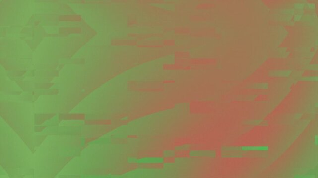 animated green red radient glitch overlay background ideal for nature themed designs. Use for websites, social media graphics, packaging, print materials, and more.
