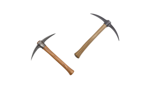 Mining hoe on transparent background png