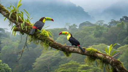 Fotobehang Toekan toucan on a branch  © picbox