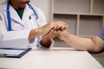 overweight Asian woman consults with a health expert in a private office, discussing wellness, lifestyle changes, and medical advice. The scene reflects guidance, support