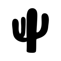 Silhouette of saguaro cactus, symbolizing the American Southwest and desert landscapes