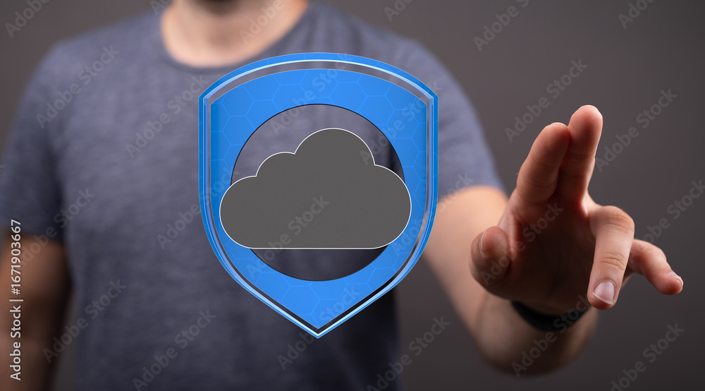 Aufkleber ensuring secure cloud storage. protect sensitive data with robust security measures.