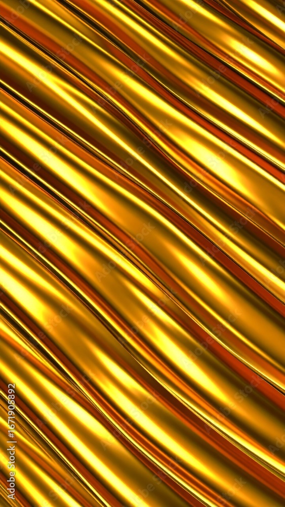 Poster abstract gold wave texture background with metallic shine and elegant ripple pattern