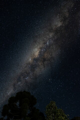 Via láctea vista das Montanhas