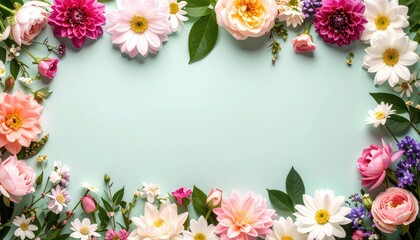 Floral arrangement display studio image composition soft pastel background aesthetic view nature inspired decor