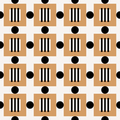 Seamless abstract geometric pattern. Vector Illustration.