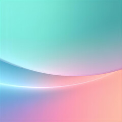 Fototapeta premium abstract background with smooth lines in blue, pink and yellow colors