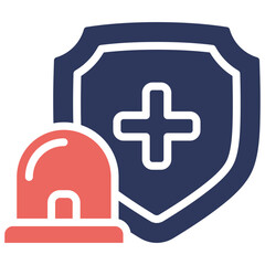 Obraz premium Medical Security Icon