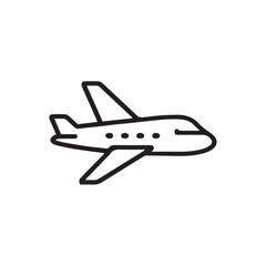 vector illustration of a plane