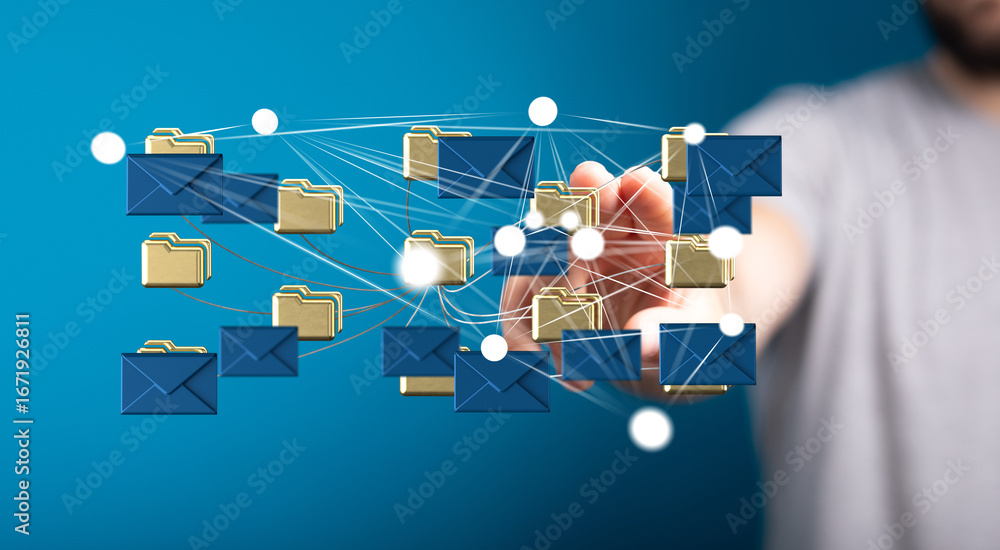 Poster secure file sharing and collaboration. boost productivity with our efficient system.