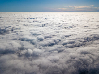 Aerial View Above the Clouds 
