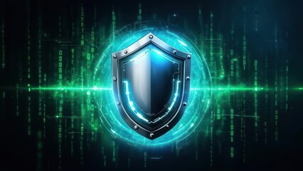 Digital shield graphic