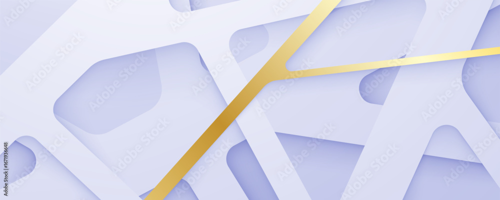 Poster abstract white geometric background with lines and business design elements