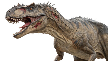 Allosaurus isolated on transparent PNG background
