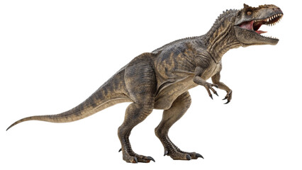 Fototapeta premium Allosaurus isolated on transparent PNG background