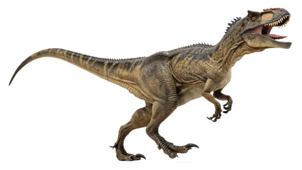 Allosaurus isolated on transparent PNG background