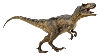 Allosaurus isolated on transparent PNG background