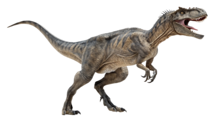 Allosaurus isolated on transparent PNG background