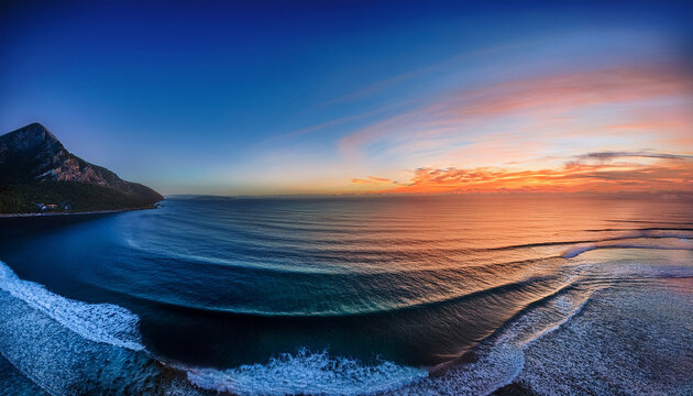 hypnotic patterns of a stunning eye revealing nature s intricate artistry at twilight generative ai